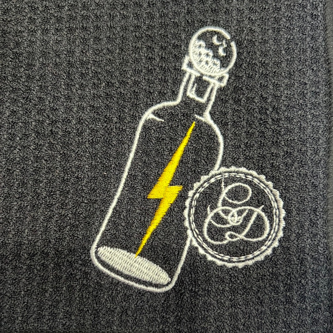 CCD “Lightning in a bottle” Black Golf towels