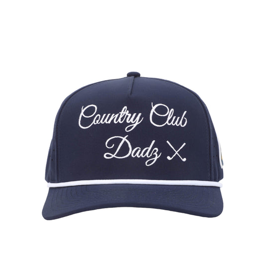 "Lightning in a Bottle" Country Club Dadz Rope Hat - Navy Blue