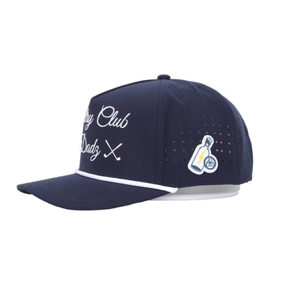 "Lightning in a Bottle" Country Club Dadz Rope Hat - Navy Blue