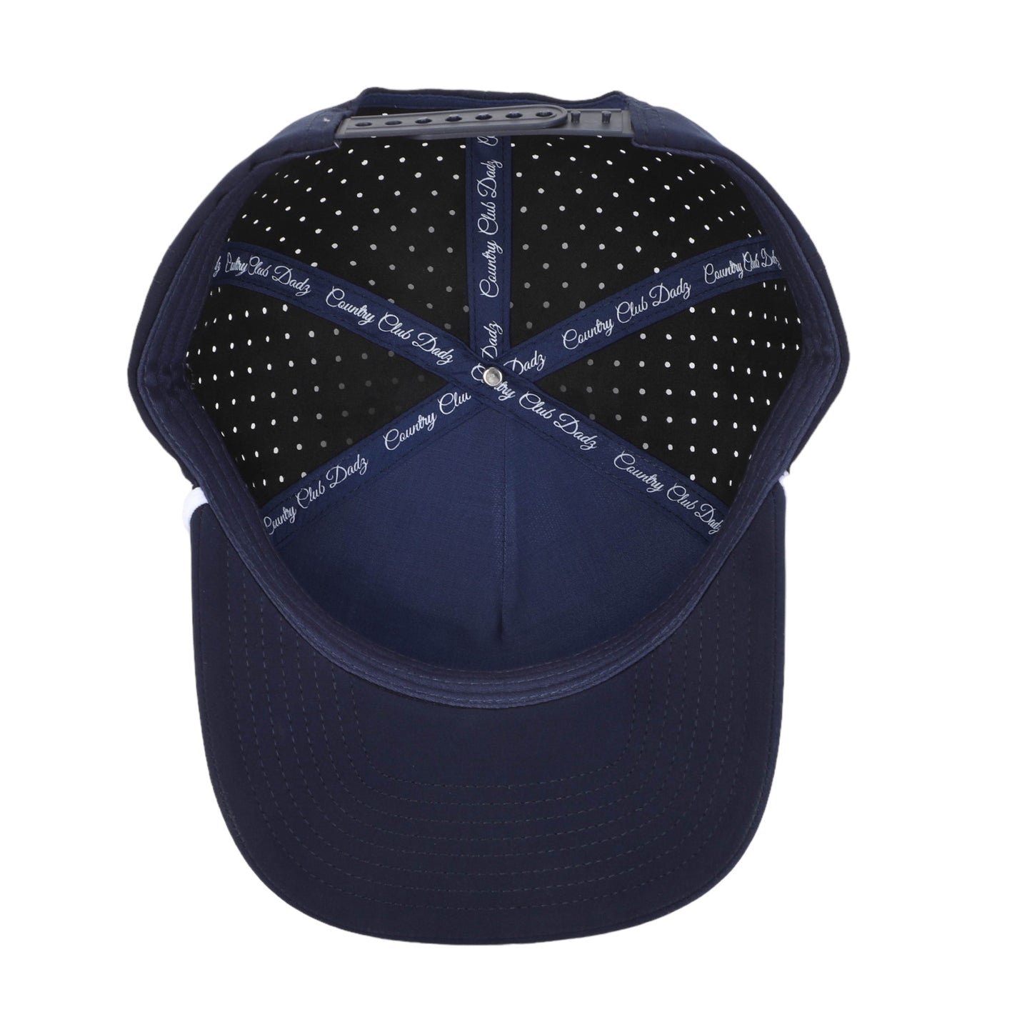 "Lightning in a Bottle" Country Club Dadz Rope Hat - Navy Blue