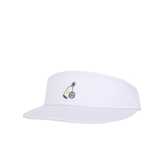 “Lightning in a Bottle” White Visor